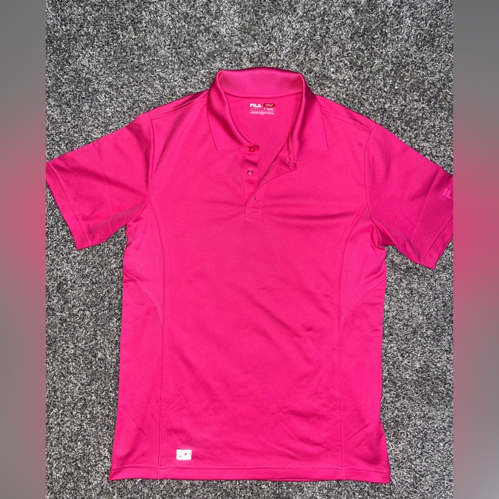 Women's FILA Sport Pink Golf Top Size Small